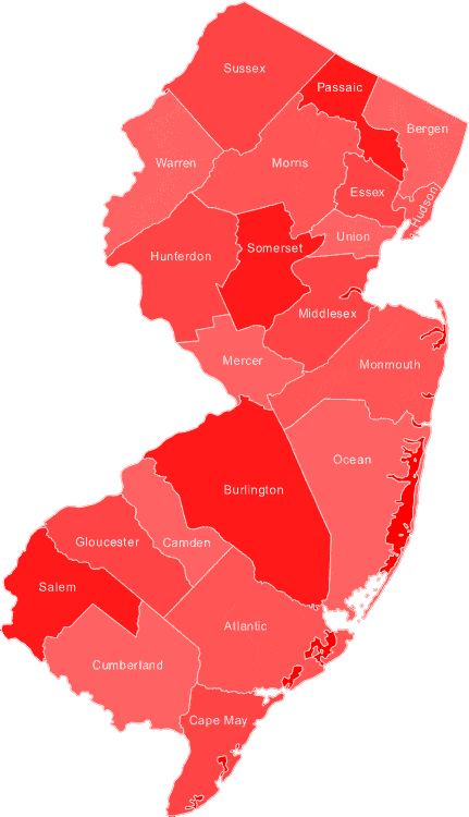 new Jersey bug sweeps graphic